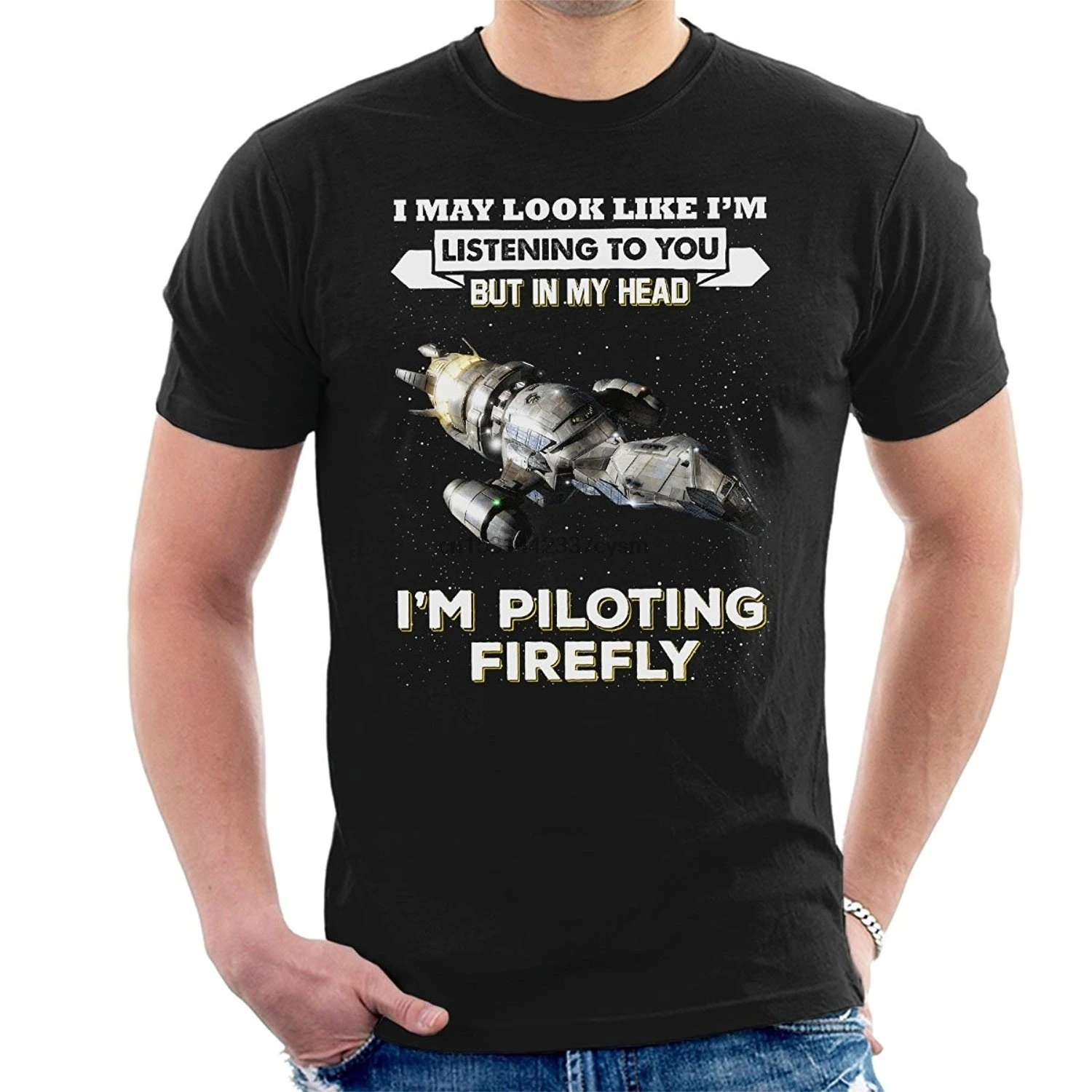 Я могу выглядеть как Мужская футболка Firefly Serenity |