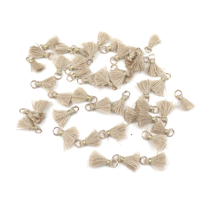 Khaki tassels