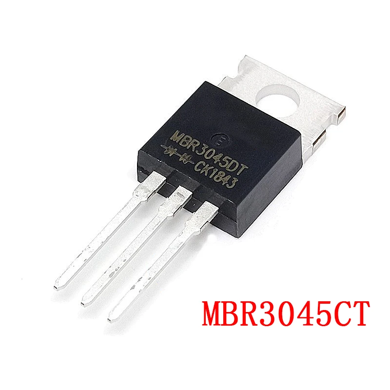 10pcs/lot MBR3045CT TO-220 MBR3045 TO220 MBR3045C 30A45V Schottky and fast recovery diode new original | Электронные компоненты