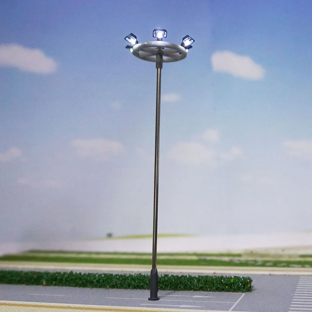 5x 1/100 Model LED Light for Layout Street Sand Table Scene Accessories DIY