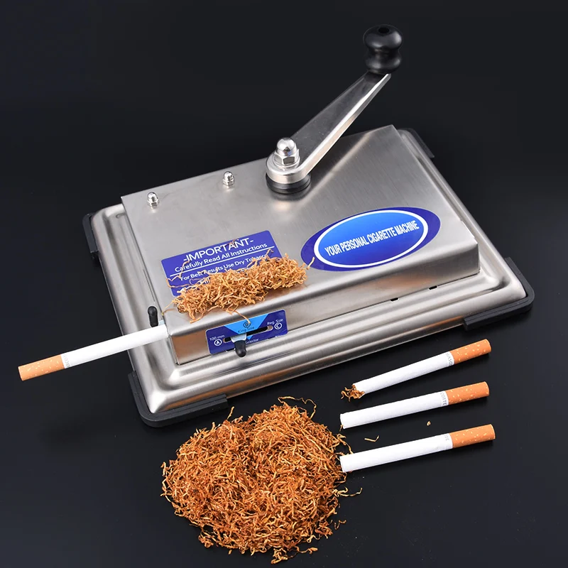  HandMade cigarette machine manual tobacco rolling machines for 8mm tube DIY automatic smoke injor m