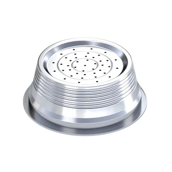 

Stainless Steel Coffee Capsules Pods Filters Reusable+ 60pcs Aluminum Foil