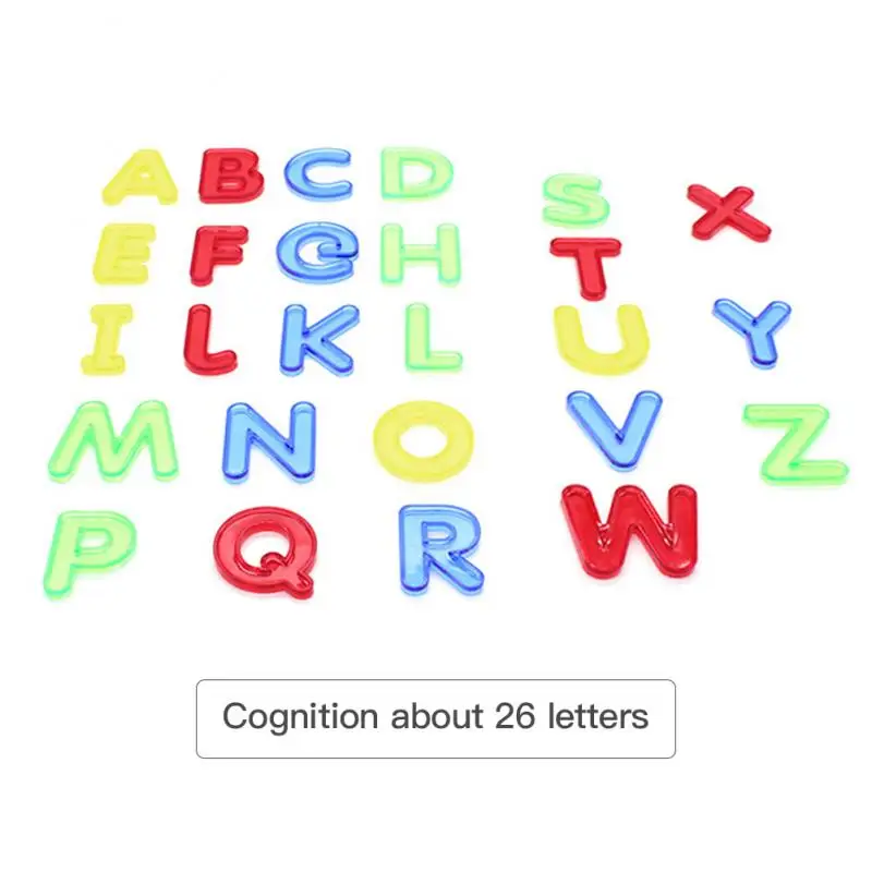

5cm Transparent Alphabets 26 Pieces Of Teaching Tools Alphabets Intelligence Development Toy For Kids Children Educational Toys