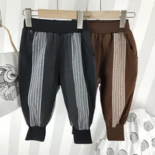 [Smby Flagship Store] Autumn New Products Children Fashion Harem Pants Small CHILDREN'S Hemp Cotton Trousers BOY'S 169