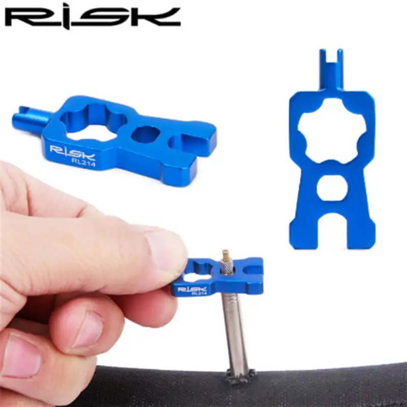 

RISK Bike Bicycle Schrader Presta Valve Core Installation Removal Presta Extension Rod Presta Valve Nut Removal