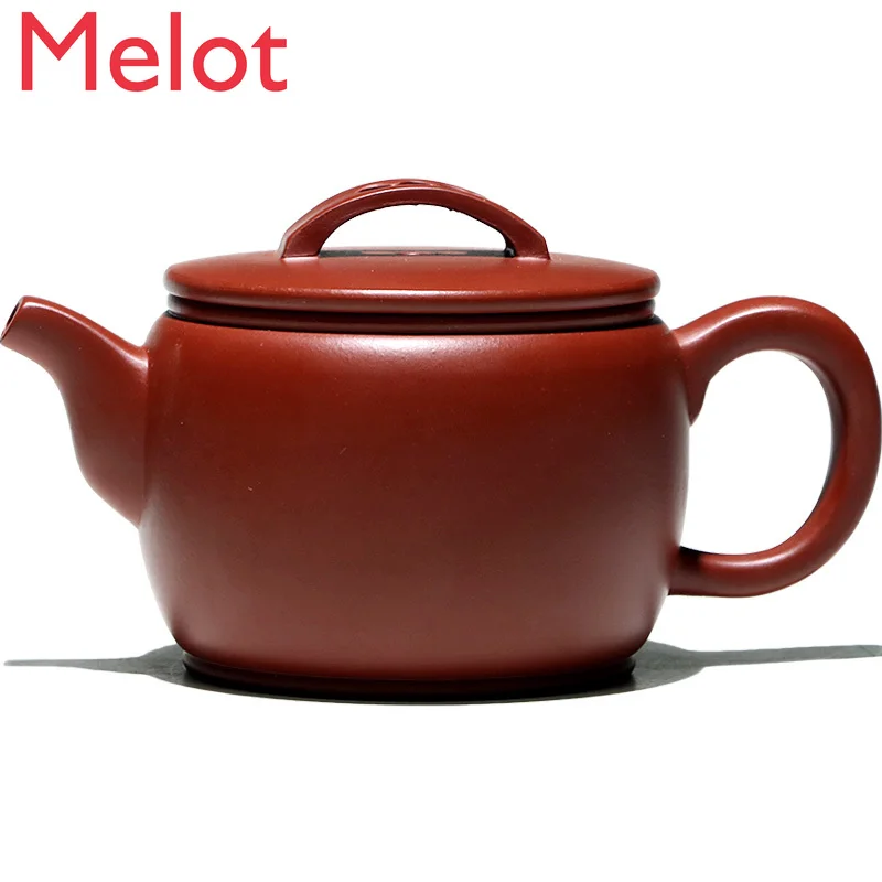 

Yixing Household Purple Clay Pot Li Xiaolu Pure Handmade Teapot Red Robe Han Tile Pot 200cc