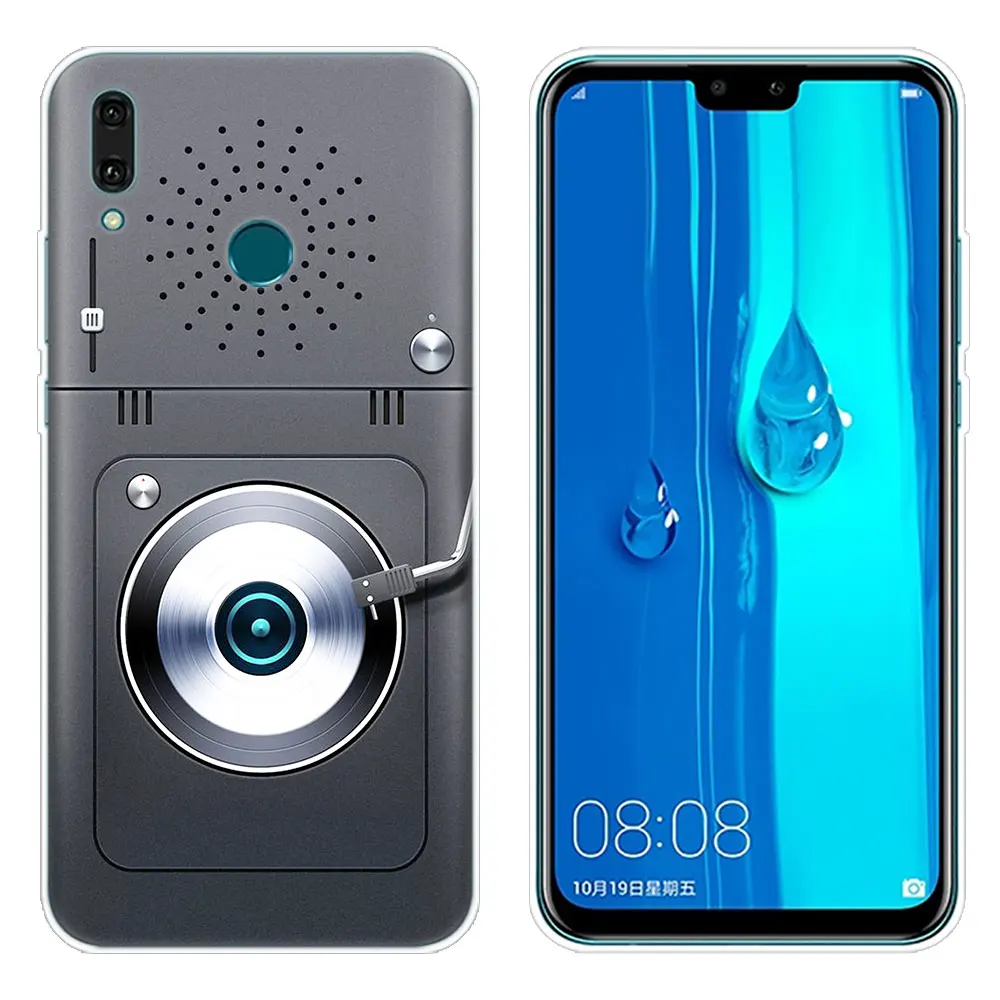 Мягкий чехол в ретро-стиле старинная Камера кассета Музыка для huawei Коврики 30 20 Lite 10 Pro Y5 Y6 Y7 Pro Y9 Prime Y6 Pro