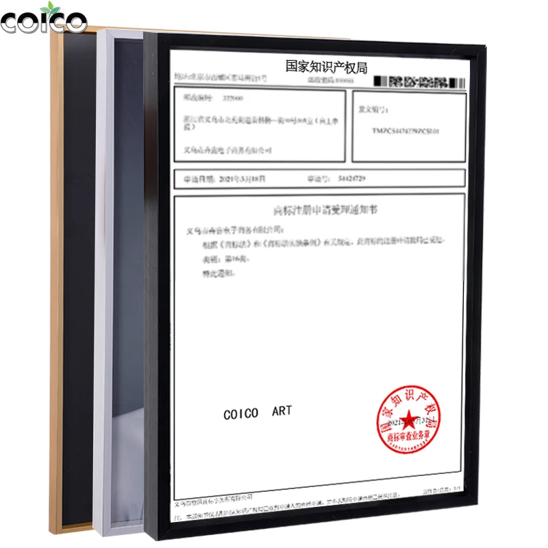 

Certificate Frame Metal Photo Frame Classic Aluminum Picture Frame A3 A4 40x60 Poster Frame for Wall Hanging Canvas Painting