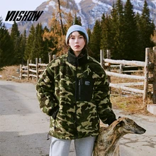 VIISHOW2019 зимний мужской пуховик, брендовый мужской камуфляжный короткий пуховик, белый утиный пух, молодежный