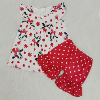

Girls Clothing Set Milk Silk Cow Heifer Baby Girls Clothes Set Lovely Toddler Girl Tops + Shorts Children Suit Kids Clothes