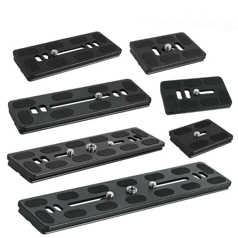 NEW Quick Release Plate Camera Mount Long Plate Base Bracket With 1/4 Inch Screw For DSLR Camera Tripod PU07