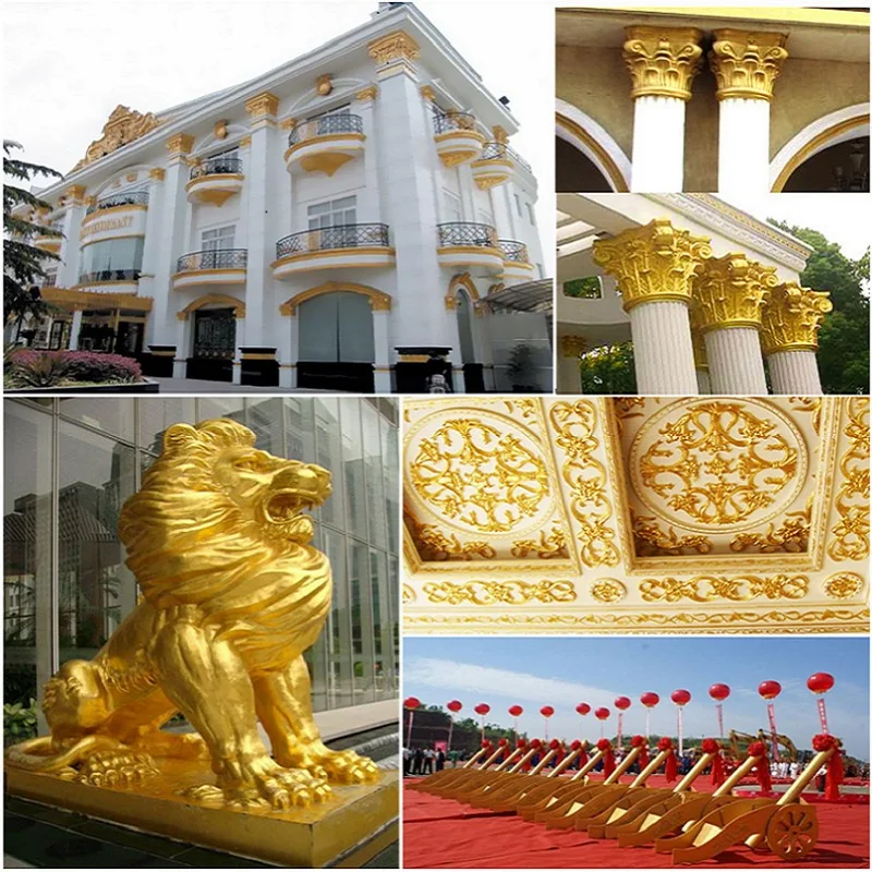 Gold Paint Wood Lacquer Metal Varnish Coating for Furniture Car Statuary Coloring Tasteless Water-based Acrylic Paint 100g