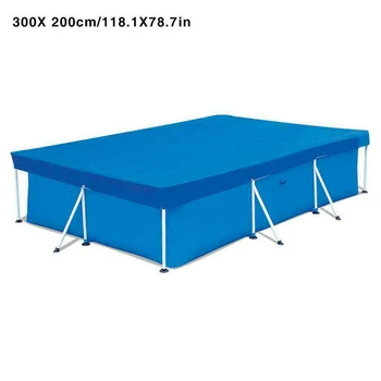 

Family Pool Cover Polyester Blue UV resistant Multiple sizes Waterproof