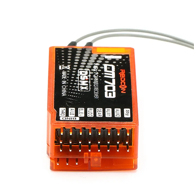 Совместимый ресивер REDCON CM703 2 4G 7CH DSM2 DSMX выход PPM для дистанционного управления JR DSX9