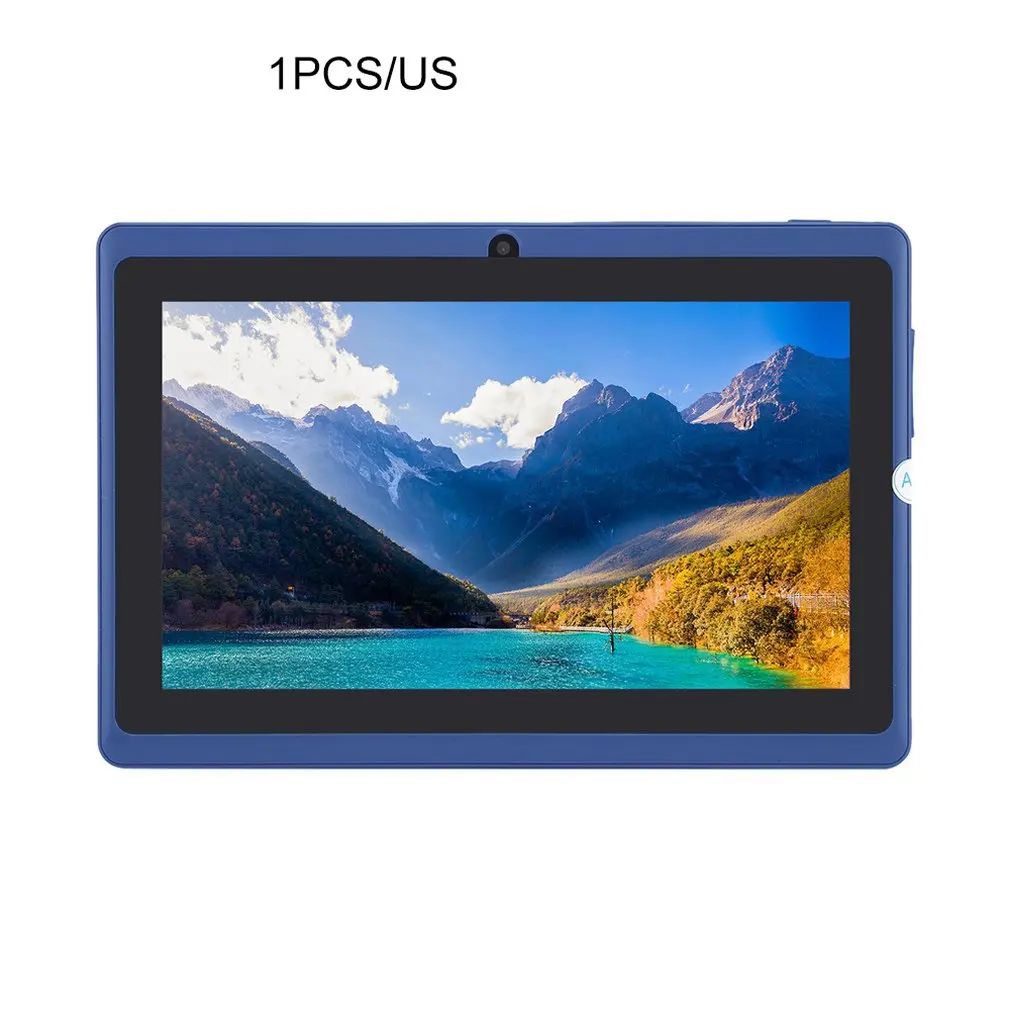 

Portable Size Tablet 7 inch Tablet for Allwinner A33 Tablet PC 512MB+ 4GB for Android 4.4 Quad Core Q88 Kids PAD