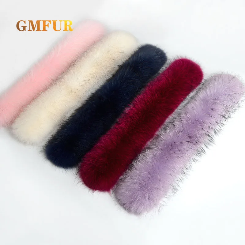

Real Natural Raccoon Fur Collar High Quality Winter Scarf Decoration Woman Shawl Neck Warm Scarf Women Genuine Scarves Big Size