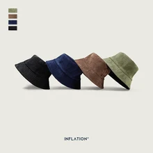 Инфляция мужская плоская шляпа рыбий человек вельветовый Материал осень зима Панама уличная цвет Мужская зимняя шапка 174CI2019