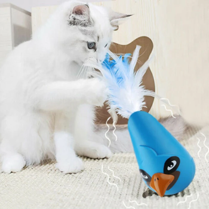 Смешные электрические игрушки для кошек птицы тумблер Pawsome Бадди игрушки для домашних животных товары для кошек XH8Z