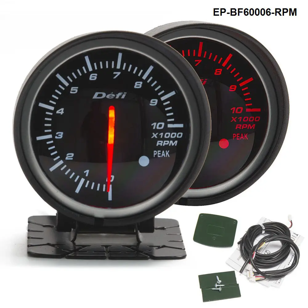 BF 60mm LED Tachometer Gauge High Quality Auto Car Motor Gauge with Red & White Light For BMW f20 1 series EP-BF60006-RPM