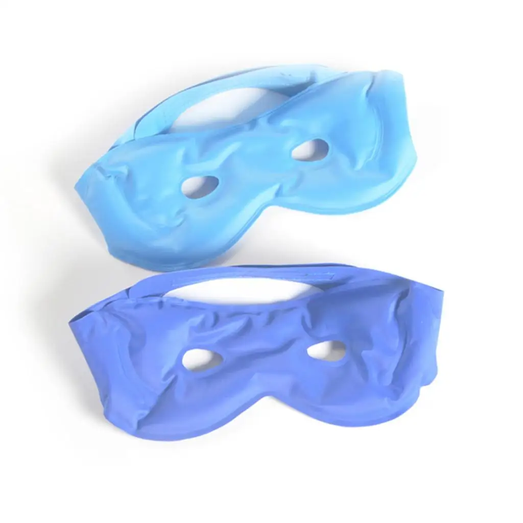 2pcs Gel Cooling Eye Mask Cold Pack Warm Heat Soothing Eye Fatigue Relaxing