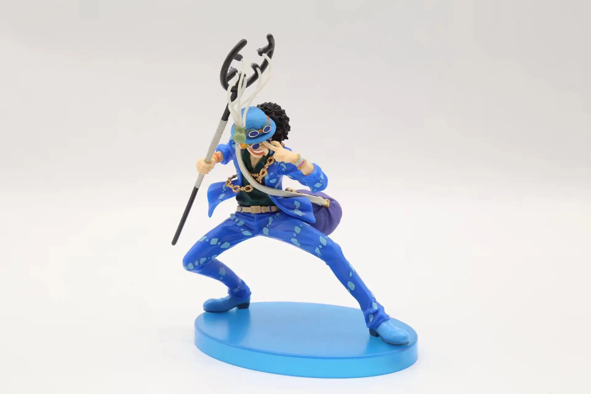 11 см аниме ONE PIECE luffy zoro Usopp 20 я годовщина синий одежда Ver. ПВХ экшн фигурка Модель