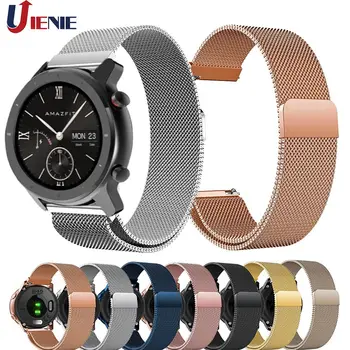 

Milanese Watchband Strap for Amazfit GTR 42mm Band for Xiaomi Huami Amazfit Bip Lite Smart Bracelet Wristband Replacement Correa