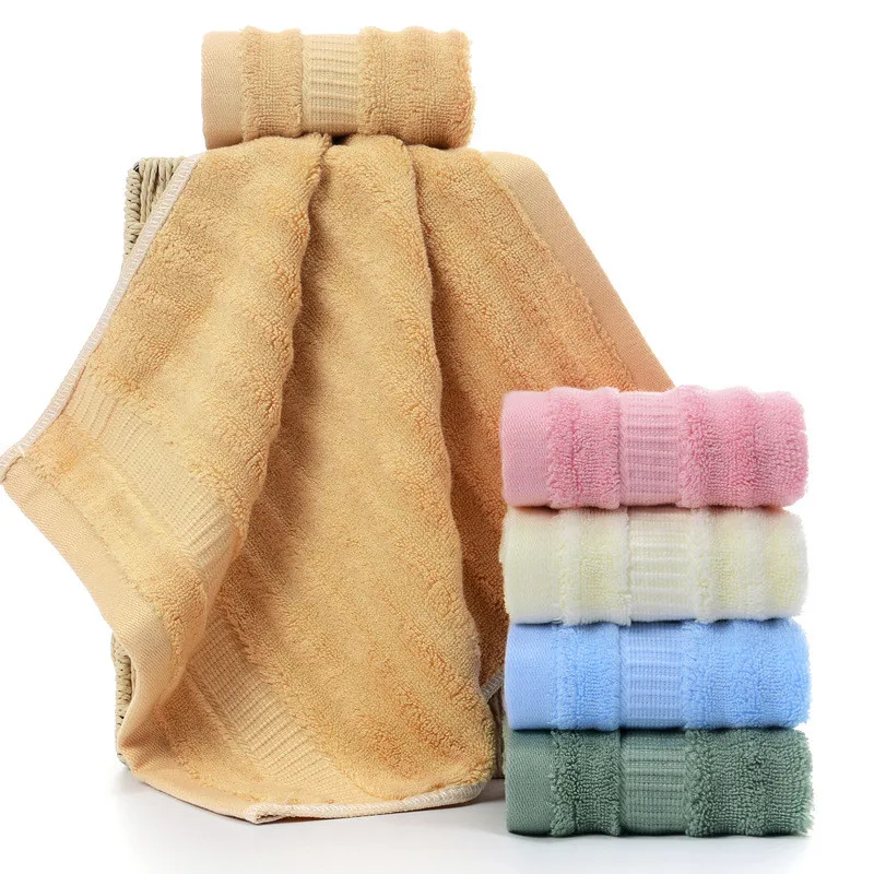 Антибактериальное маленькое полотенце из бамбукового волокна твердое детское после ванны, для лица и рук Полотенца для ванной Absobent детские бамбуковые мочалки не выцветают