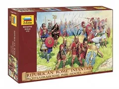 

Сборные солдатики ZVEZDA 1:72 - Республиканская Римская пехота III-II ВВ. до Н.Э.