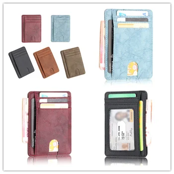 

Multi-card-bit for Credit Bank ID NFC RFID Card Holder Sleeve Cover Protector Anti Magnetic Degaussing Case Anti Scan