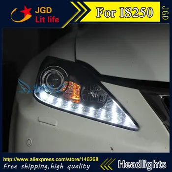 

Car styling LED HID Rio LED Lexus IS250 IS300 headlights case for Lexus IS250 IS300 headlight Bi-Xenon Lens low beam