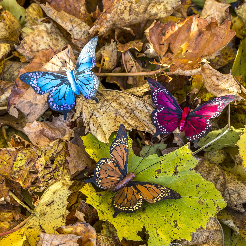 Magic Flying Butterfly Artificial Butterfly Decorations Fake Butterflies  With Different Colors Styles Simulation Fairy Flying To - AliExpress