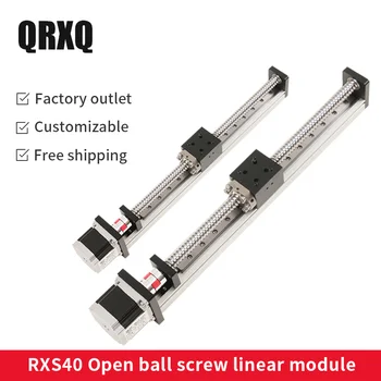 

CNC Linear Guide Stage Rail Motion Slide Table Ball Screw Actuator Nema 23 Motor Module for 3d Printer Parts XYZ Robotic Arm Kit