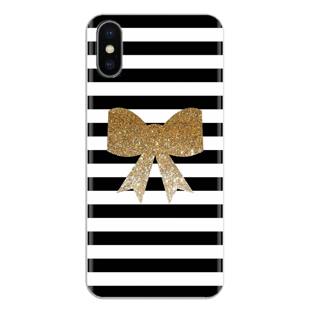 Мягкий чехол из ТПУ в черно-белую полоску для Xiaomi Mi3 Samsung A10 A30 A40 A50 A60 A70 Galaxy S2 Note 2 Grand