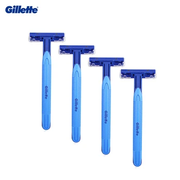 

Original Gillette Blue Handle shaving 2-layer Razor Blade Men's Simply Razor Home Travel Boxed Hair Removal Products