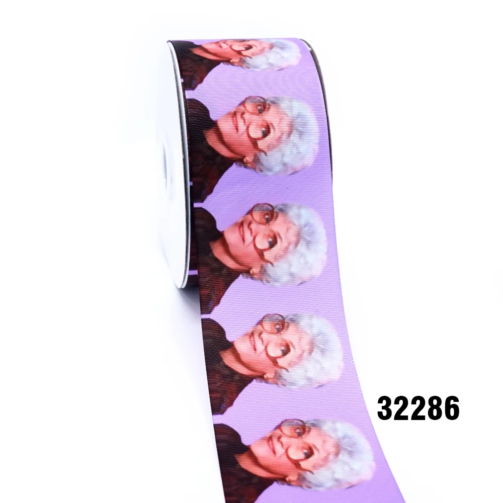 32286 50 ярдов в размер мультфильм ленты напечатанные grosgrain ленты 32237 - Цвет: 32286