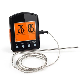 

Food Termometer Outdoor Barbecue Thermometer Dial Display Stainless Steel BBQ Grill Temp Gauge Cooking Temperature Monitor