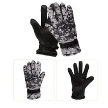 Новинка зимние мужские перчатки открытый спортивный с полными пальцами теплые ветрозащитные варежки противоскользящие мужские лыжные мотоциклетные перчатки для вождения Новые