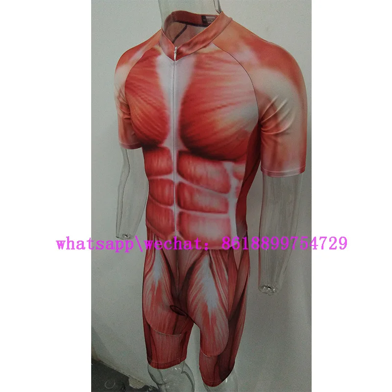 

MUSCLE cycling triathlon suit custom skinsuits bicycle speedsuit bike tri suit running body wear jumpsuit triatlon swim ciclismo