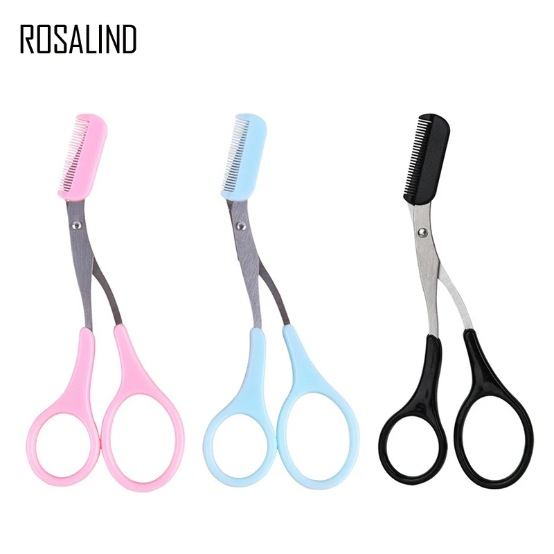 Ножницы для бровей ROSALIND триммер с лезвиями бритва зажимы волос ножницы удаления