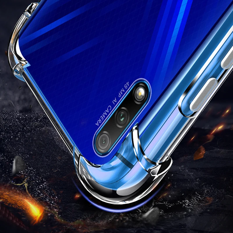 Прозрачный чехол YUETUO из ТПУ для задней крышки телефона huawei honor 9x pro 9x9xpro
