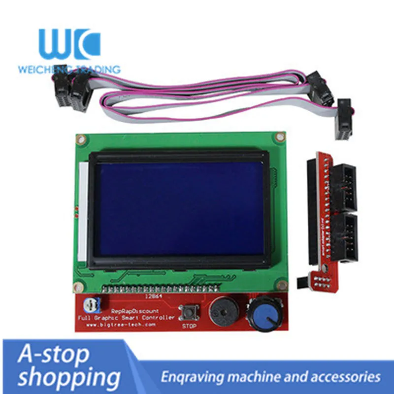 ЖК дисплей 12864 lcd экран модуль экрана для 3D принтера аксессуары набор сделай сам|Производство