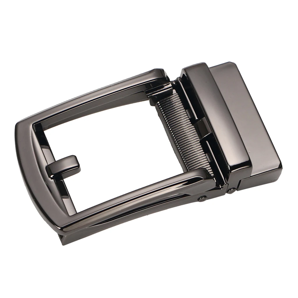 

Men Ratchet Alloy Leather Belt Buckle Replacement, Rectangular Automatic Slide Buckle for DIY Crafts Belts Making or Repair
