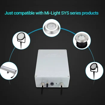 

MiBOXER SYS-PT1 Host Control Box led controller 1-Channel 2.4G Wireless remote Smartphone APP Alexa Voice DMX512 control