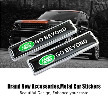 

For Discovery Freelander 1 2 3 4 LR2 Evoque Range Rover Velar Defender Fender Side Car Label Decal Exterior Styling