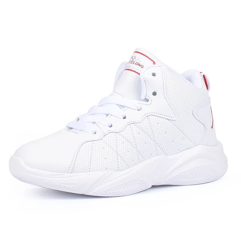 New Trend Teenage Shoes Anti Slip Basketball Children Shoes Comfortable Brand Shoes Sport Cheap Basketball Sneakers Boys Spring