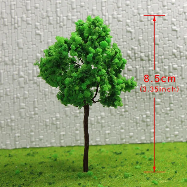 G9048 HO Scale Model Trees Model Train Layout Iron Wire 1:87 Model Trees 9cm 10pcs/20pcs/40pcs/80pcs