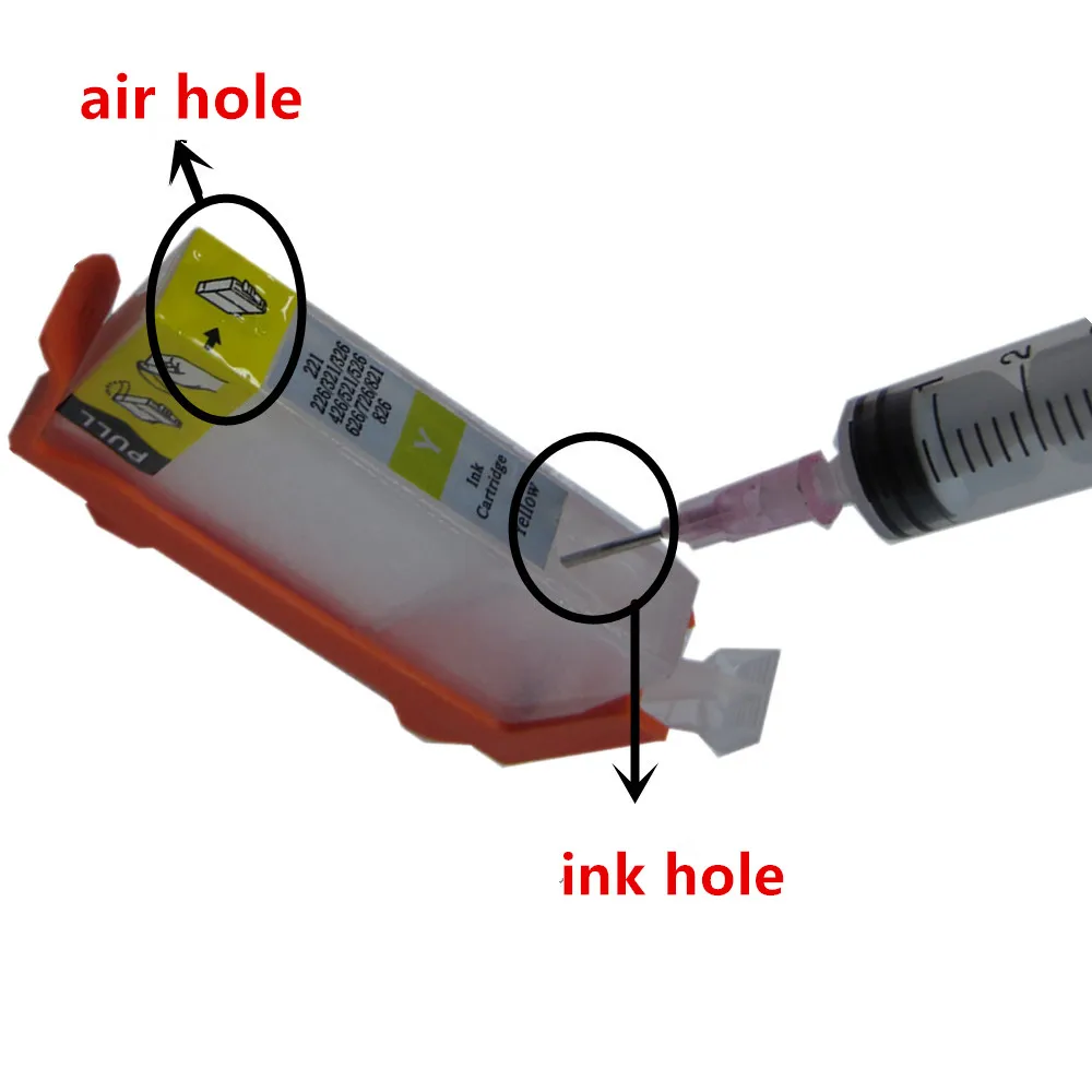 Cartucho de tinta recargable con chips de arco, PGI 150 GY para Canon MG5610,  MG6310, MG6610, MG7110, MG7510, IP8710, pgi150, 6 uds.|ink cartridge|refillable  ink cartridgesrefillable cartridges - AliExpress