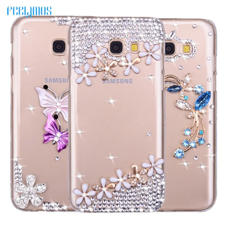 

Luxury Diamond Phone Case For Samsung Galaxy S6 S7 Edge S8 S9 Plus A5 A6 A8 A9 J3 J4 plus J5 J6 J7 2018 2017 2016 3D covers