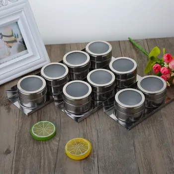 

Stainless steel condiment bottle with powder canister, and pepper canister close net condiment canister, barbecue pepper