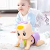 Mini Baby Crawl Toys Cute Toddle Puzzle Electric Music Crawl Girls Boys Guide Crawl Learn Early Education Baby Toys 0-12Months 1